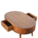 Chestnut Rounded Coffee Table Artisan