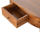 Chestnut Rounded Coffee Table Artisan