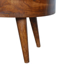 Chestnut Rounded Coffee Table Artisan