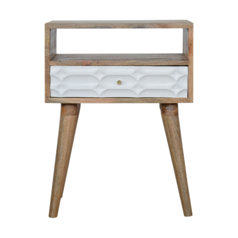 Capsule Nightstand with Open Slot