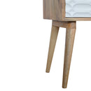 Capsule Nightstand with Open Slot