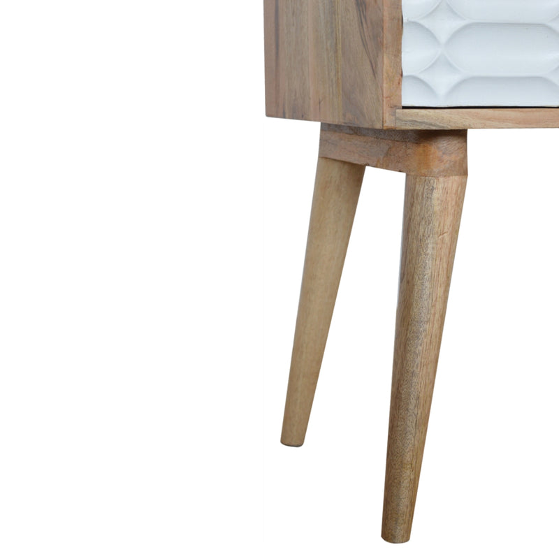 Capsule Nightstand with Open Slot