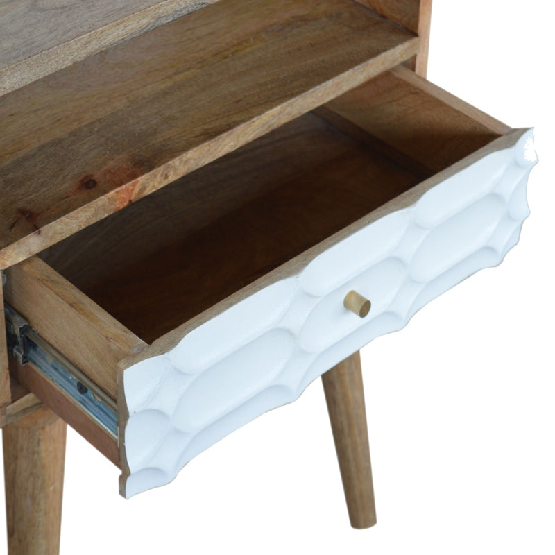 Capsule Nightstand with Open Slot