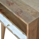 Capsule Nightstand with Open Slot