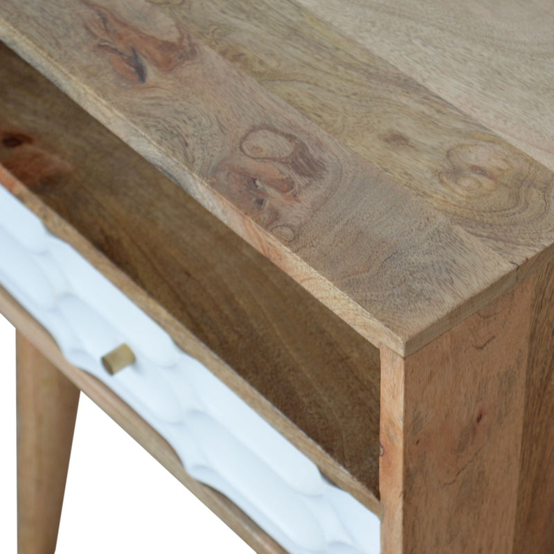 Capsule Nightstand with Open Slot