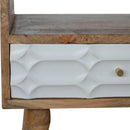 Capsule Nightstand with Open Slot