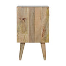 Daisy Carved 1 Door Nightstand