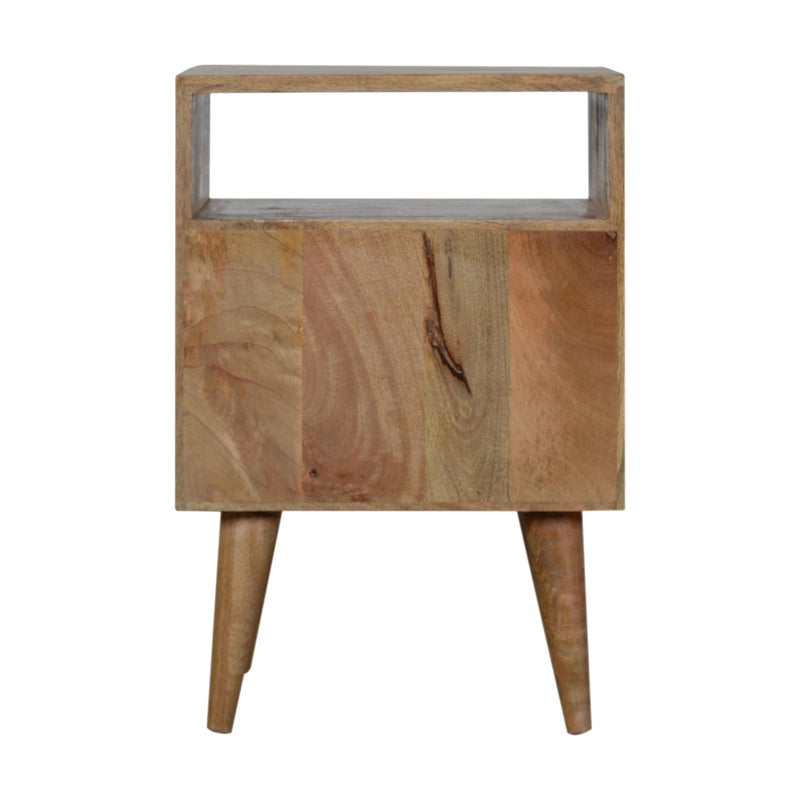 Honeycomb Open Slot Nightstand