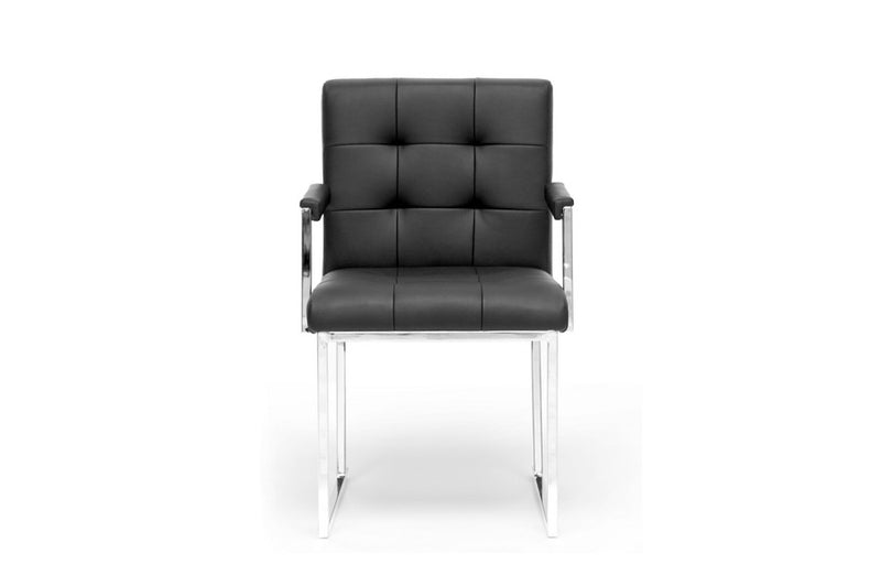 Collins Accent Chair Black - 1pc iHome Studio