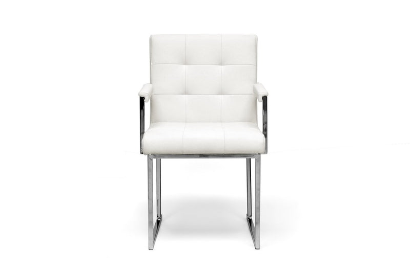 Collins Ivory Mid-Century Accent Chair - 1pc iHome Studio