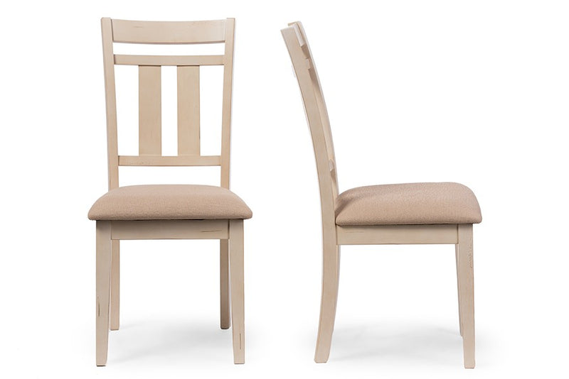 Roseberry White Dining Side Chair - 2pcs iHome Studio