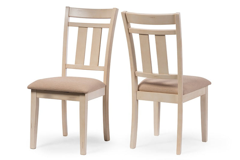 Roseberry White Dining Side Chair - 2pcs iHome Studio