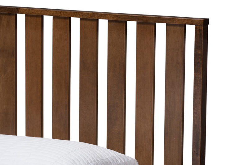 Harlan Brown-Finished Wood Trundle Bed (Twin) iHome Studio