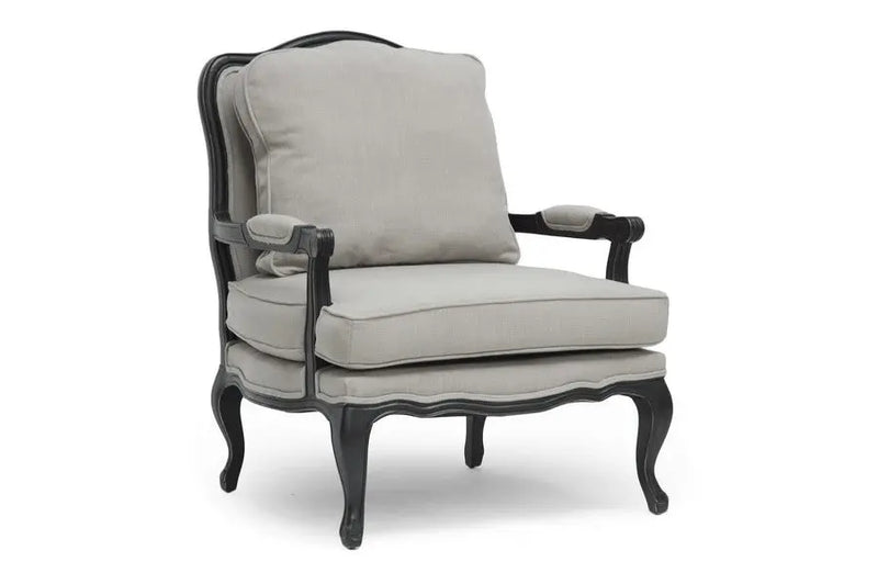 Antoinette Classic Antiqued French Accent Chair iHome Studio