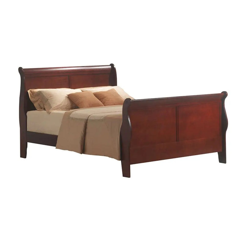 Araceli California King Bed, Cherry iHome Studio