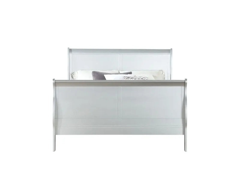 Araceli King Bed, Platinum iHome Studio