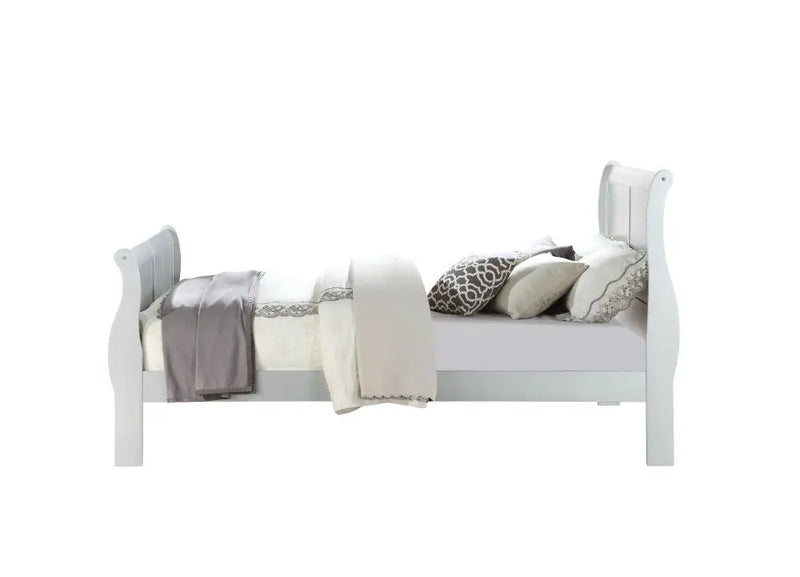 Araceli King Bed, Platinum iHome Studio