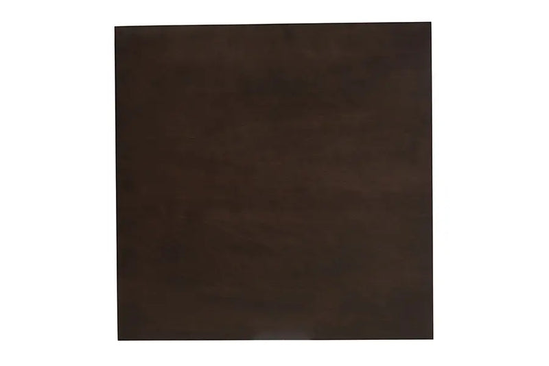 Arizona Light Grey Fabric Upholstered Dark Oak Brown Finished 5pcs Wood Dining Set iHome Studio