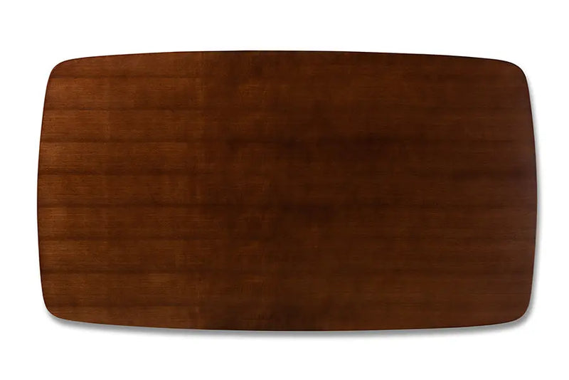 Ashton Light Gray Fabric Upholstered Walnut Finished Wood 6pcs Dining Set iHome Studio