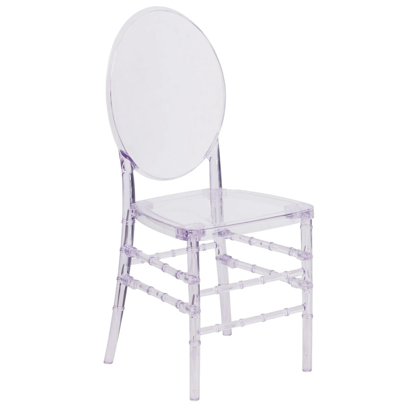 Bernie Crystal Ice Stacking Ghost Chair iHome Studio