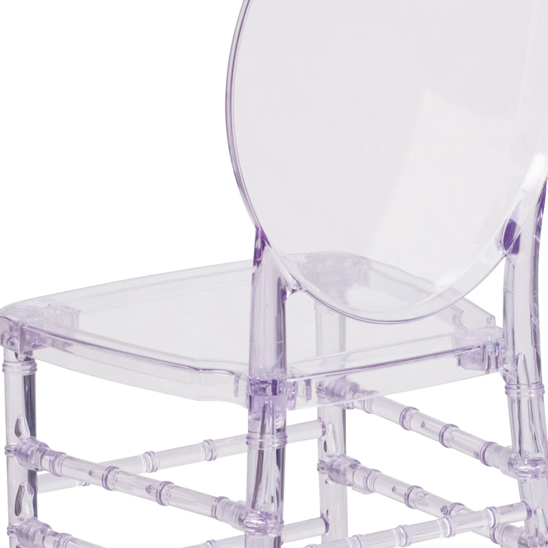 Bernie Crystal Ice Stacking Ghost Chair iHome Studio