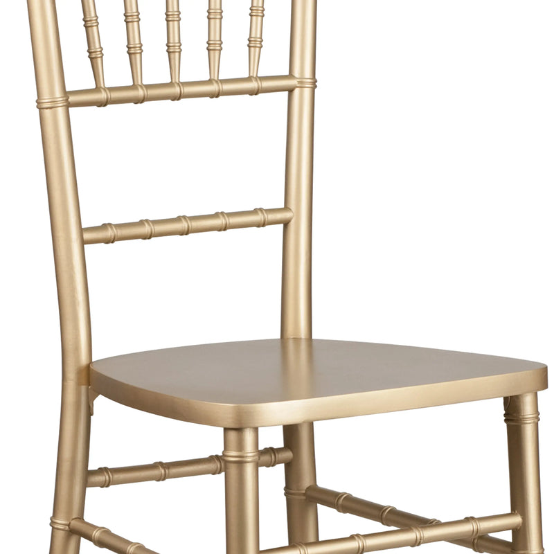 Boston Gold Wood Chiavari Barstool iHome Studio