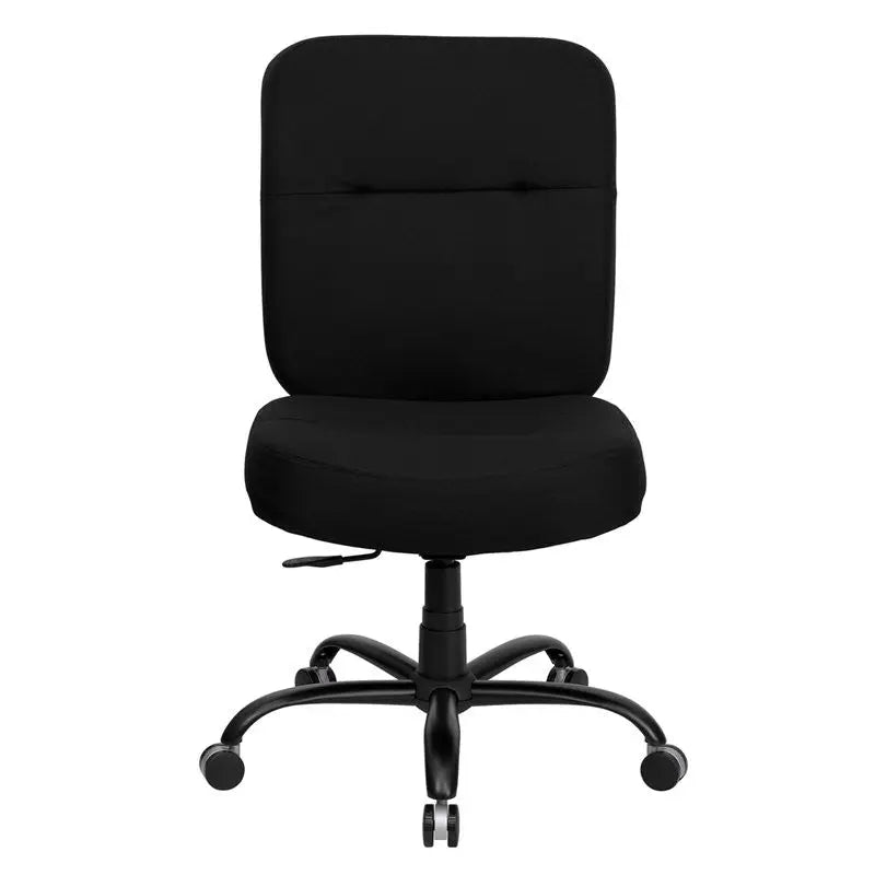 Boswell Big & Tall Black Fabric Executive Swivel Chair iHome Studio
