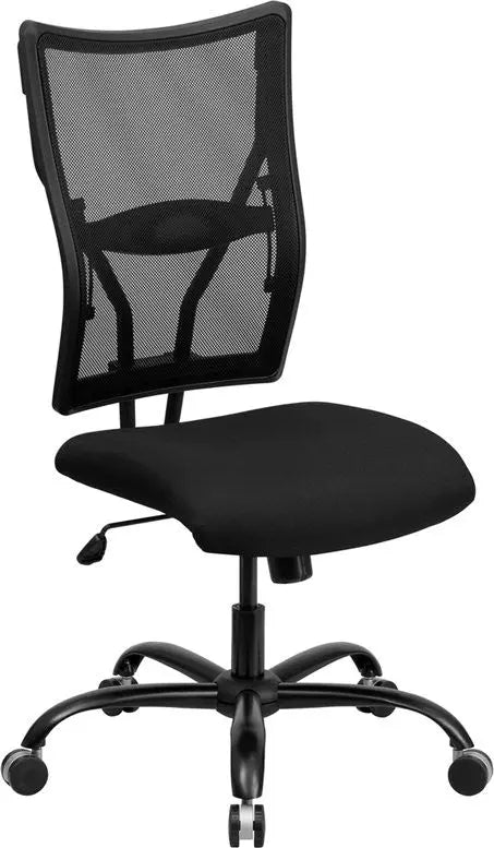 Boswell Big & Tall Black Mesh Executive Swivel Chair iHome Studio