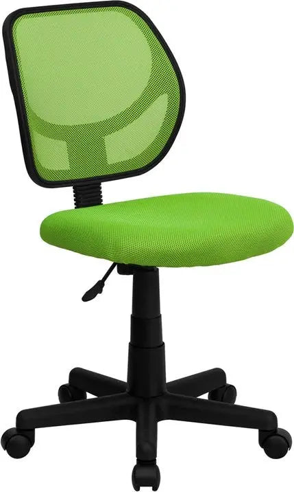Boswell Low-Back Green Mesh Swivel Home/Office Task Chair iHome Studio