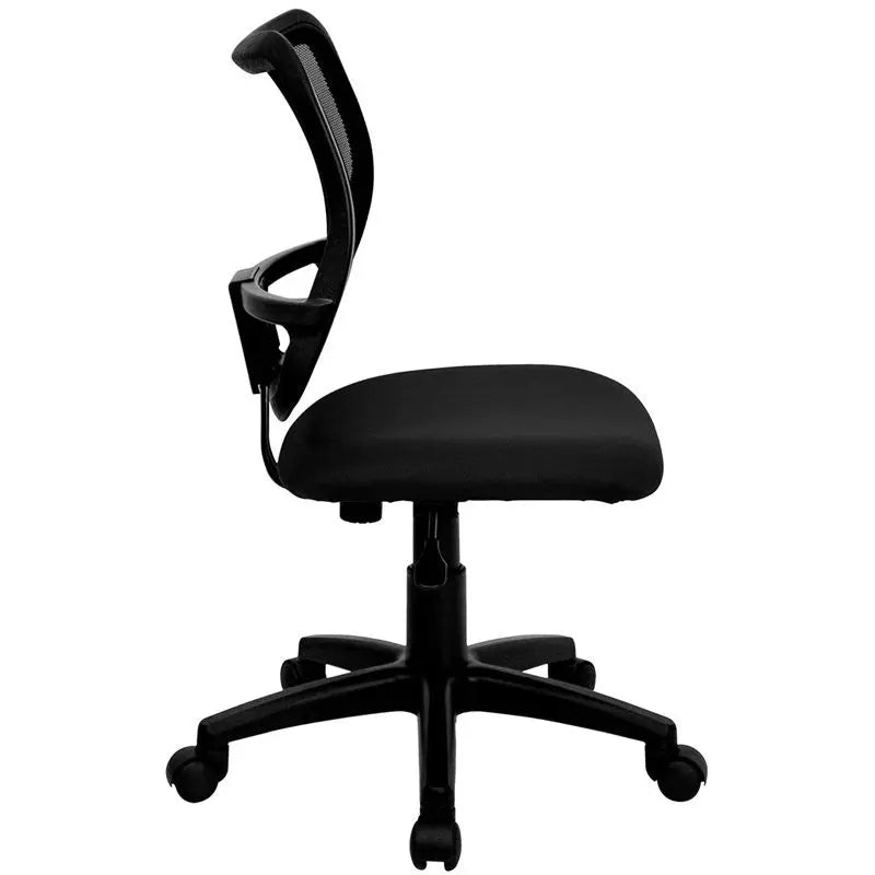 Boswell Mid-Back Black Mesh Swivel Home/Office Task Chair iHome Studio