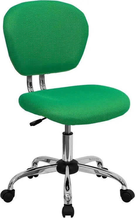 Brielle Mid-Back Bright Green Mesh Swivel Home/Office Task Chair iHome Studio