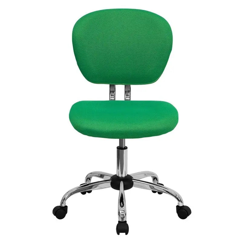 Brielle Mid-Back Bright Green Mesh Swivel Home/Office Task Chair iHome Studio