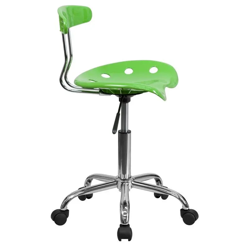 Brittany Apple Green Swivel Home/Office Task Chair w/Tractor Seat iHome Studio