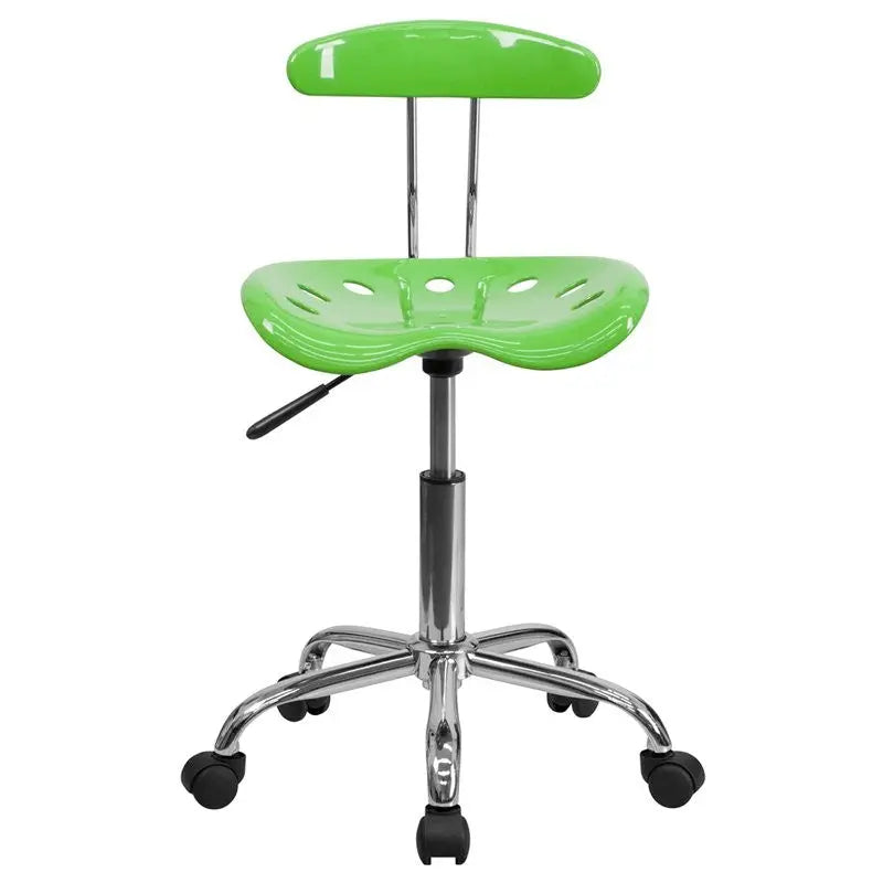 Brittany Apple Green Swivel Home/Office Task Chair w/Tractor Seat iHome Studio
