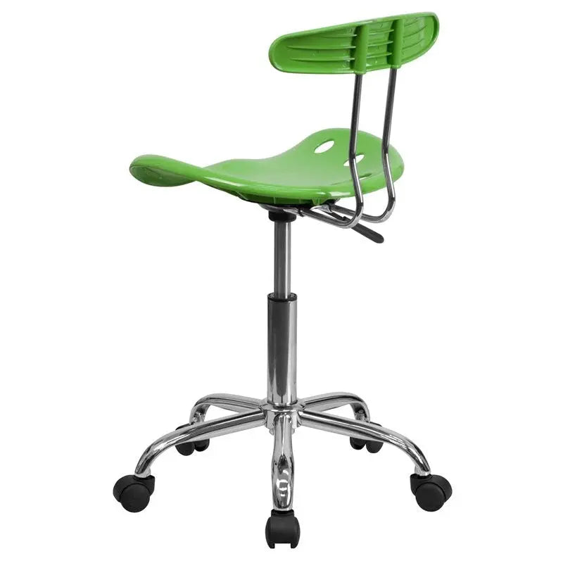 Brittany Spicy Lime Swivel Home/Office Task Chair w/Tractor Seat iHome Studio