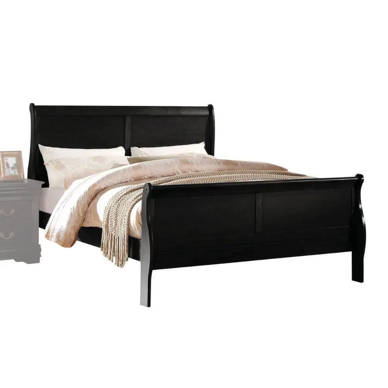 Brylee Full Sleigh Bed, Black iHome Studio