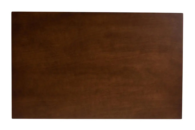 Camden Light Beige Fabric Upholstered/Walnut Brown Finished Wood 5pcs Dining Set, Rectangular Table top iHome Studio