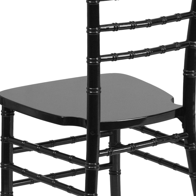 Casey Black Wood Chiavari Chair iHome Studio