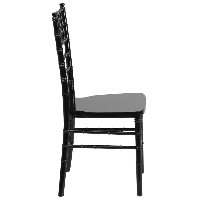 Casey Black Wood Chiavari Chair iHome Studio