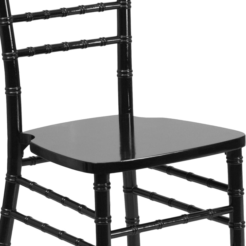 Casey Black Wood Chiavari Chair iHome Studio