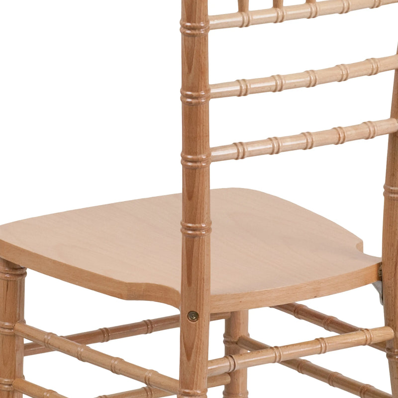 Casey Natural Wood Chiavari Chair iHome Studio