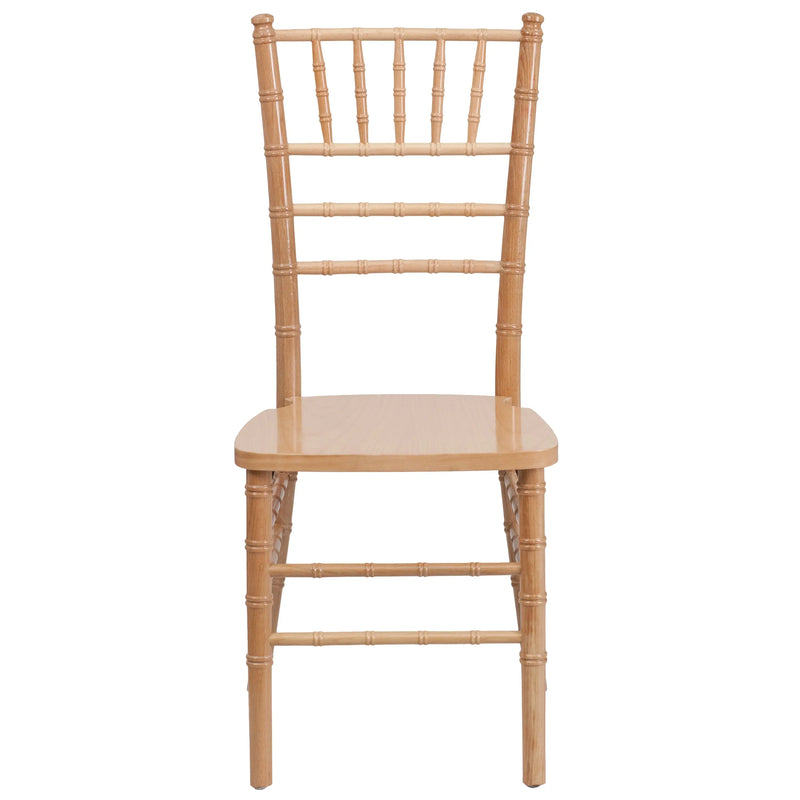 Casey Natural Wood Chiavari Chair iHome Studio