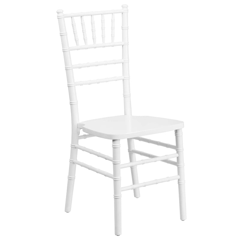 Casey White Wood Chiavari Chair iHome Studio