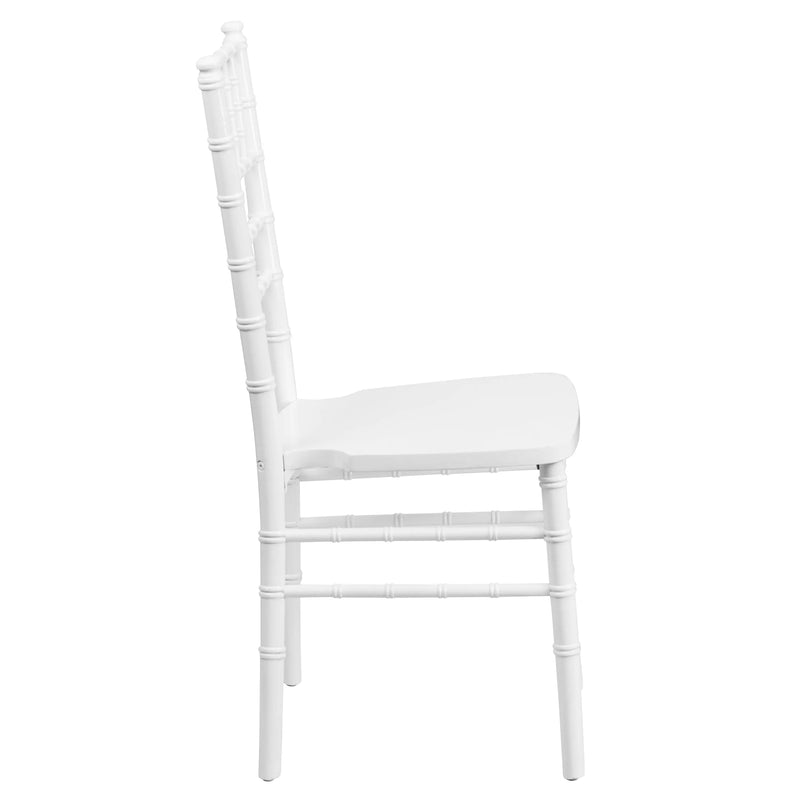 Casey White Wood Chiavari Chair iHome Studio