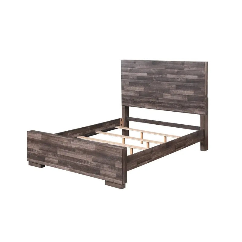 Cleo Queen Bed, Dark Oak iHome Studio