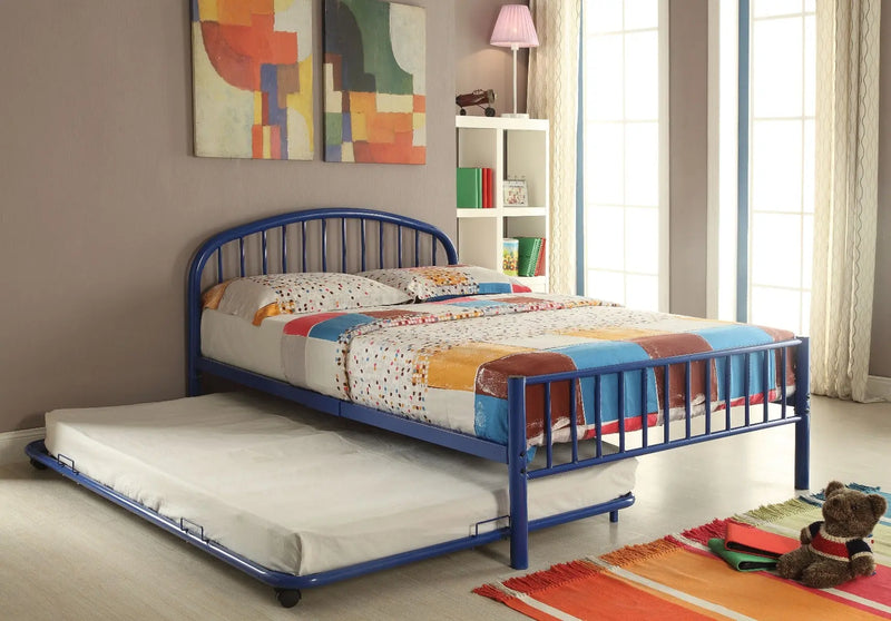Dakota Full Bed, Blue iHome Studio