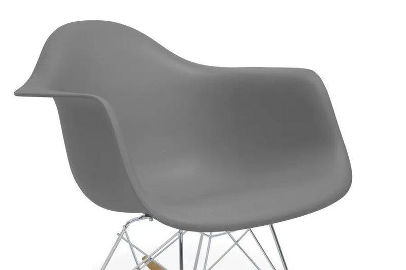 Dario Grey Plastic 2 PCS-Living Room Rocking Chair iHome Studio