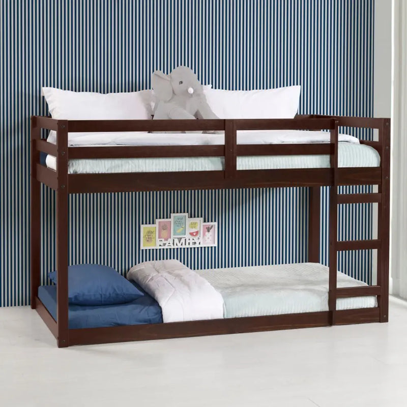 Dayana Twin/Twin Loft Bed, Espresso iHome Studio