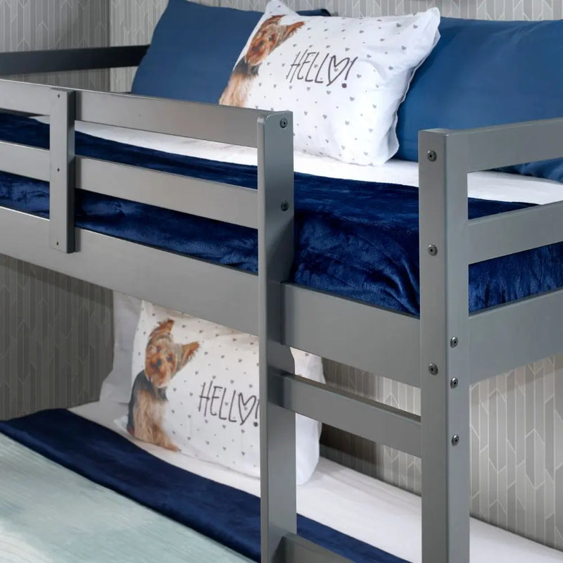 Dayana Twin/Twin Loft Bed, Gray iHome Studio