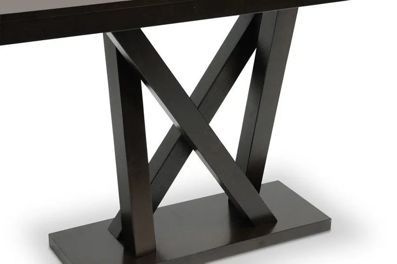 Everdon Dark Brown Modern Sofa Table iHome Studio